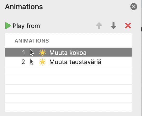 Powerpoint animaatiot 3