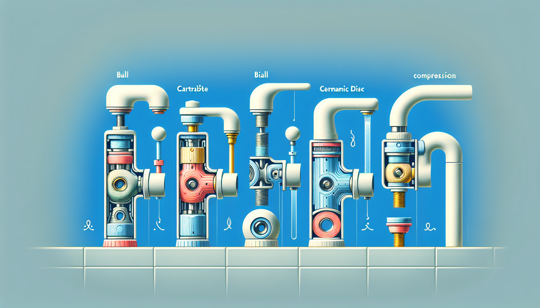 Different types of faucets