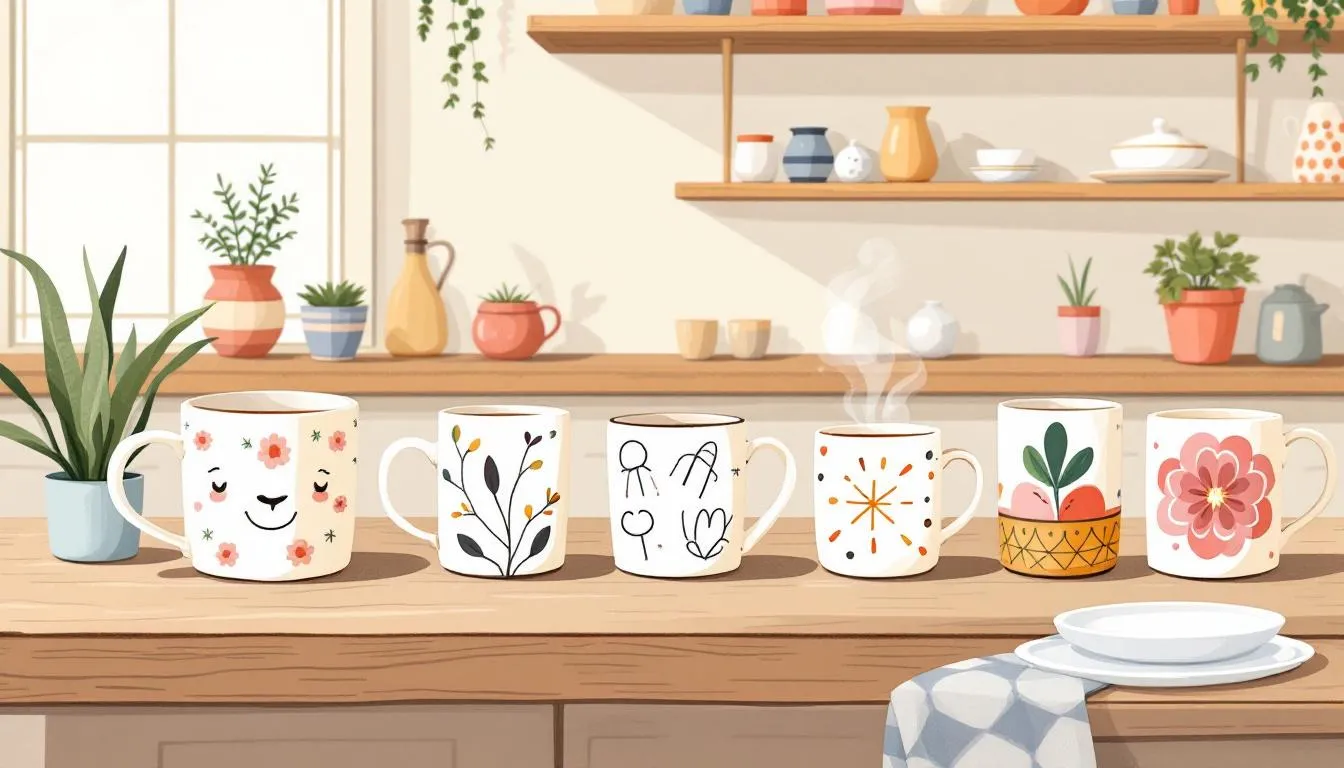 Unique coffee mugs that are thoughtful gifts.