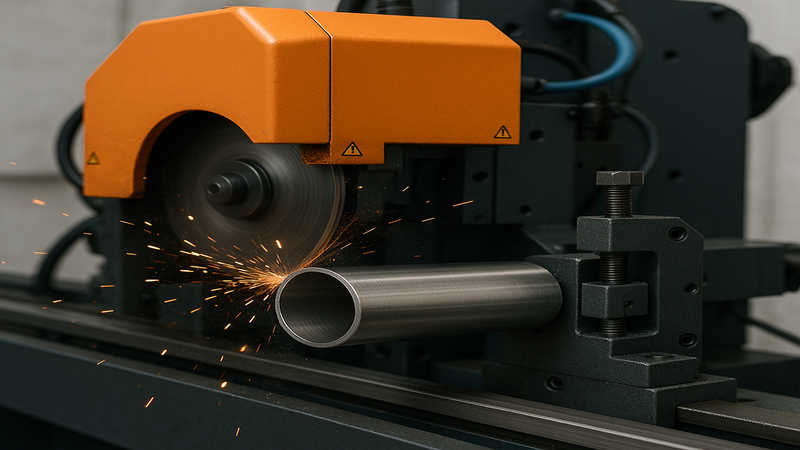 Tube are cutted for use in different produucts in almost all industries