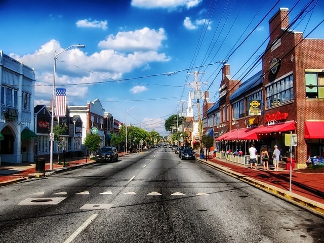 newark, delaware, town, street, buildings, sky, clouds, hdr, nature, delaware, delaware, delaware, delaware, delaware