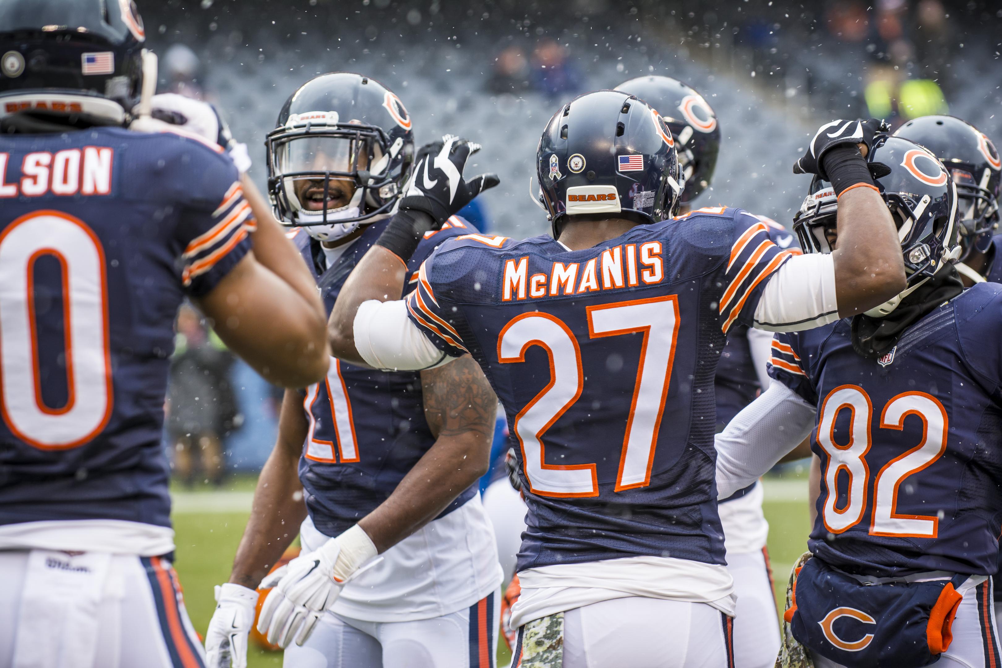 Militärtjänstgörande hedrades under Chicago Bears-matchen