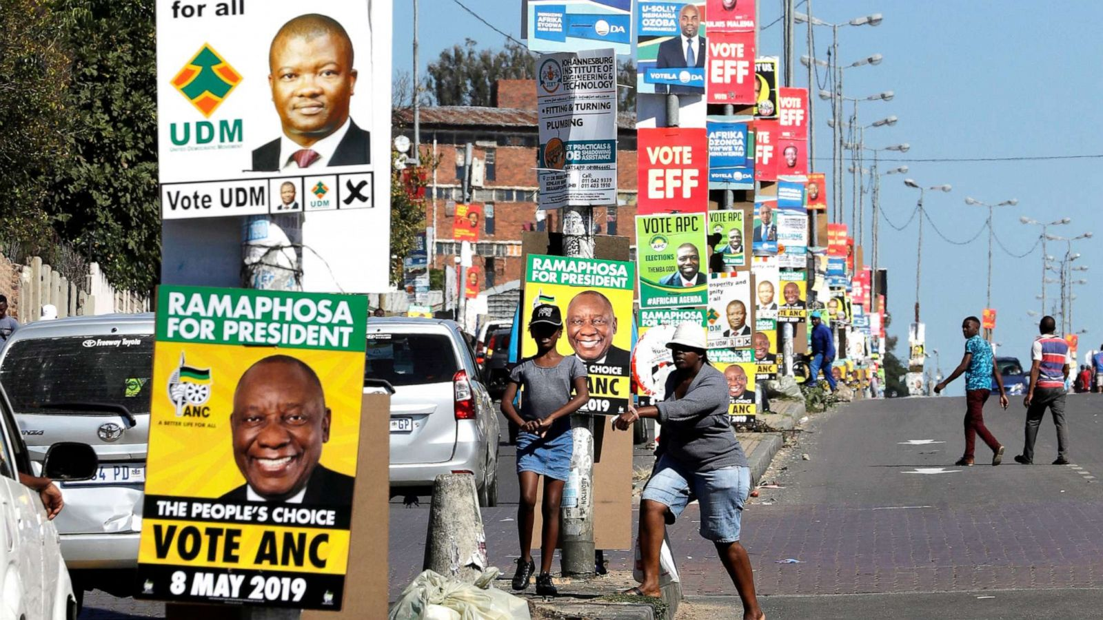 Campaign Billboards in South Africa // custom t shirt design, custom made shirts