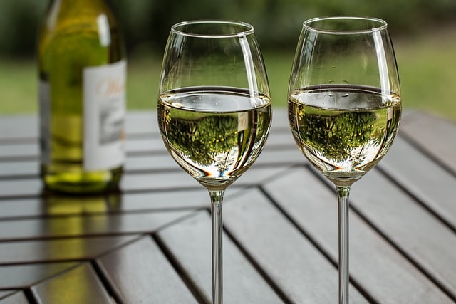 White wine glass