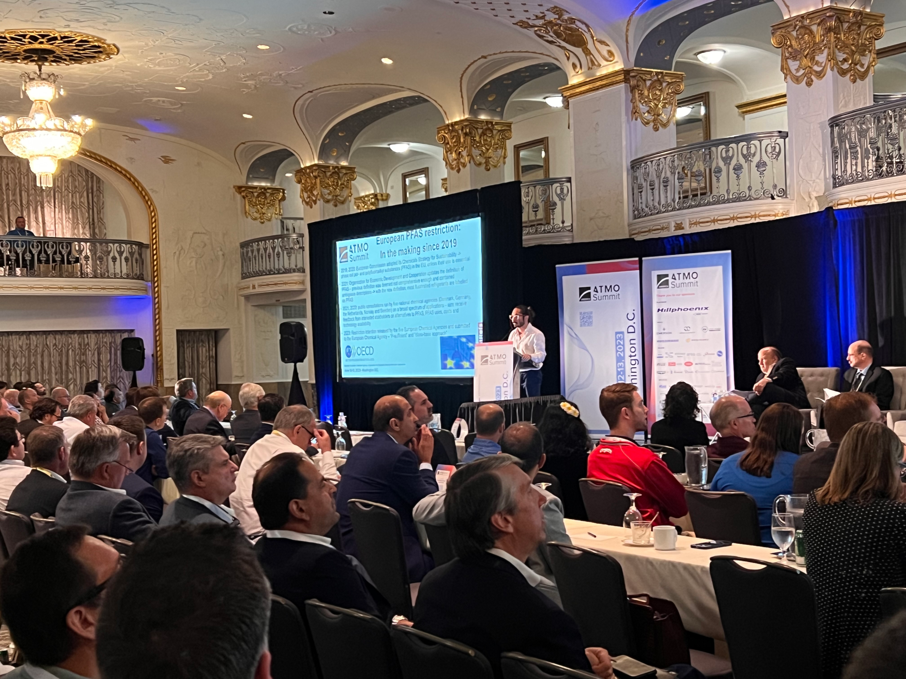 ATMO Summit: Conference room with focused audience