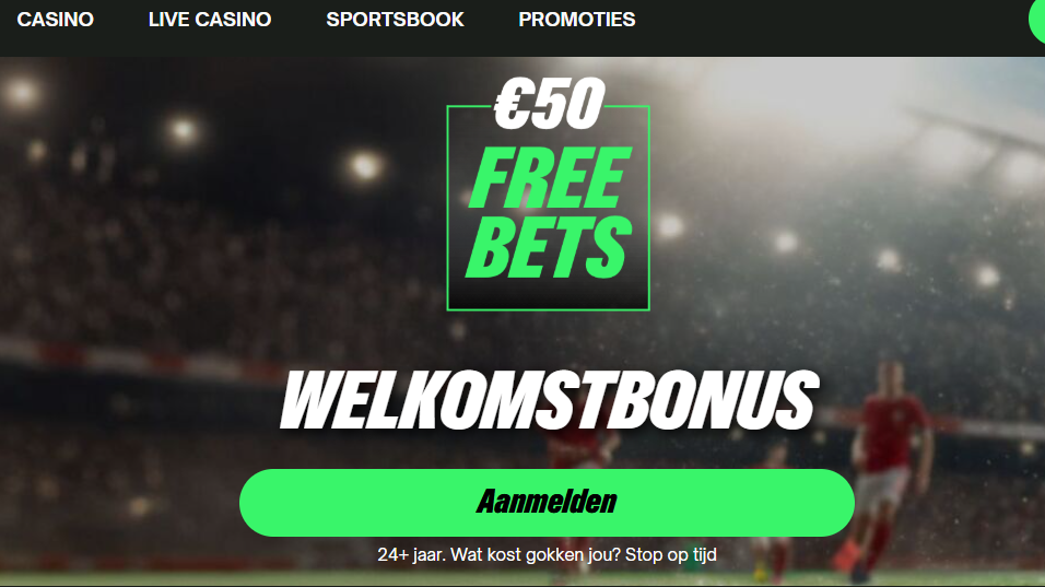 Comeon Casino homepagina