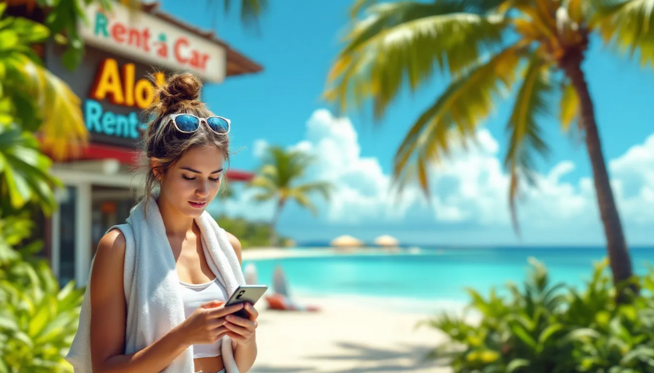 A young traveler considering renting a car in Hawaii, pondering if they can rent a car at 18 in Hawaii.