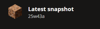 minecraft latest snapshot