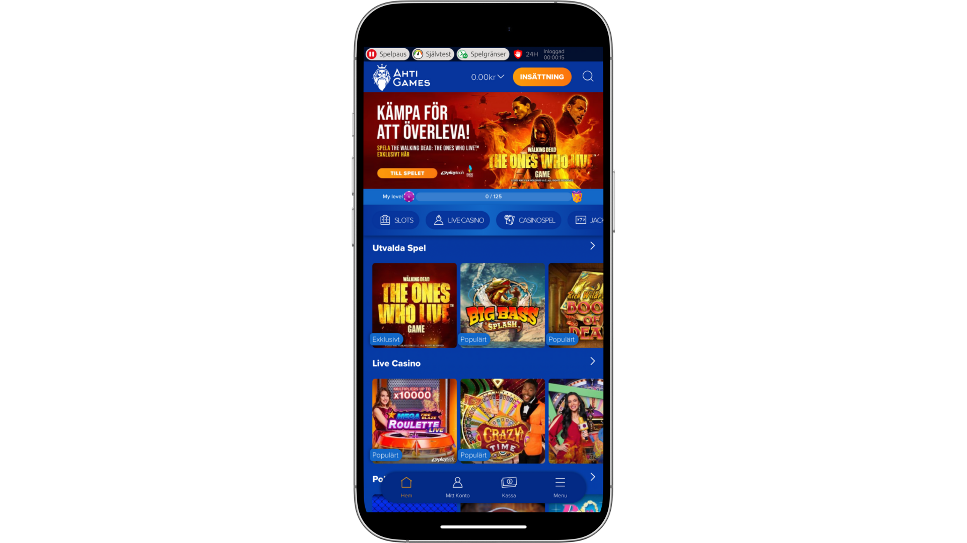 Ahti games spela i appen utan bonus
