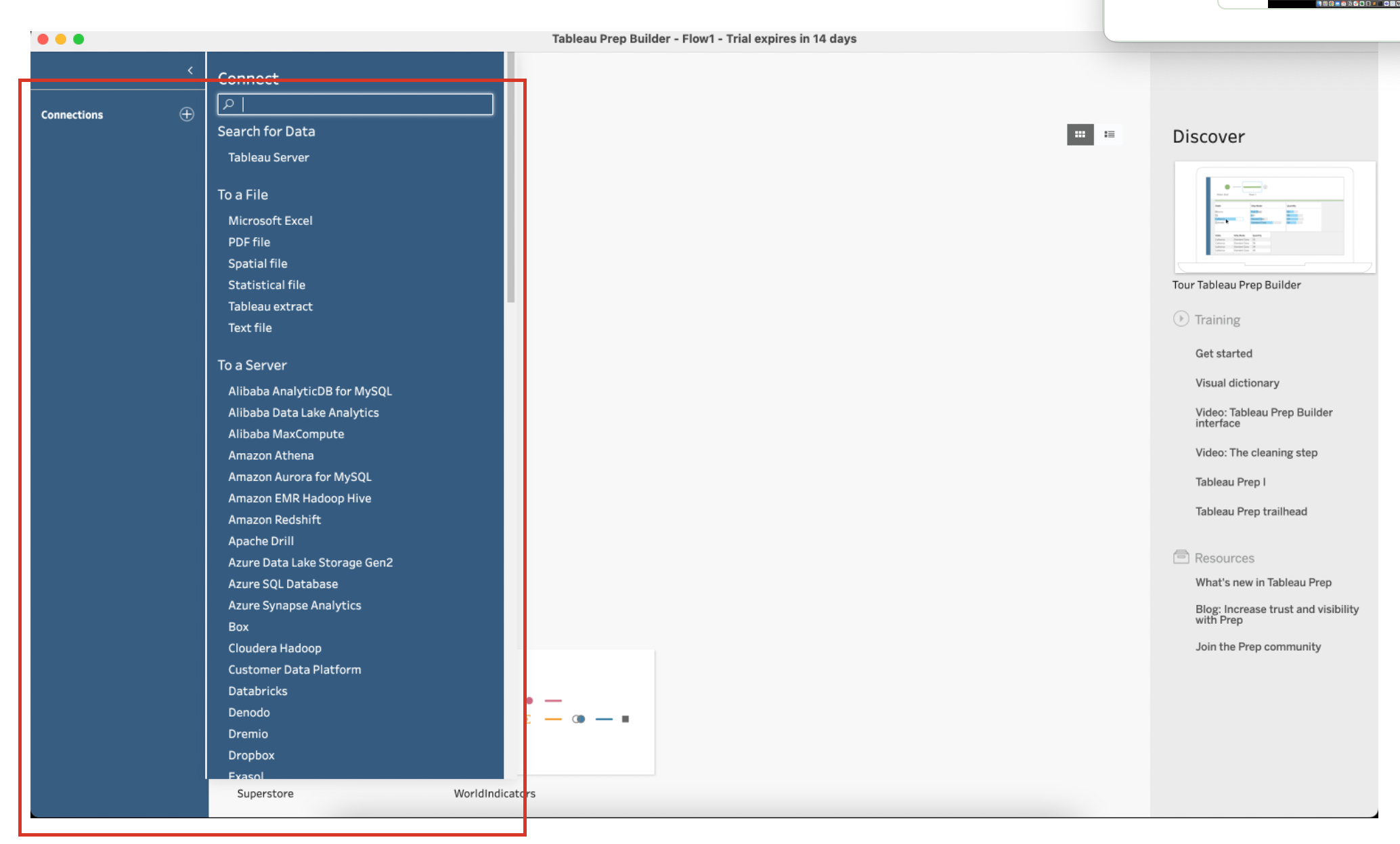 Tableau prep builder interface explained