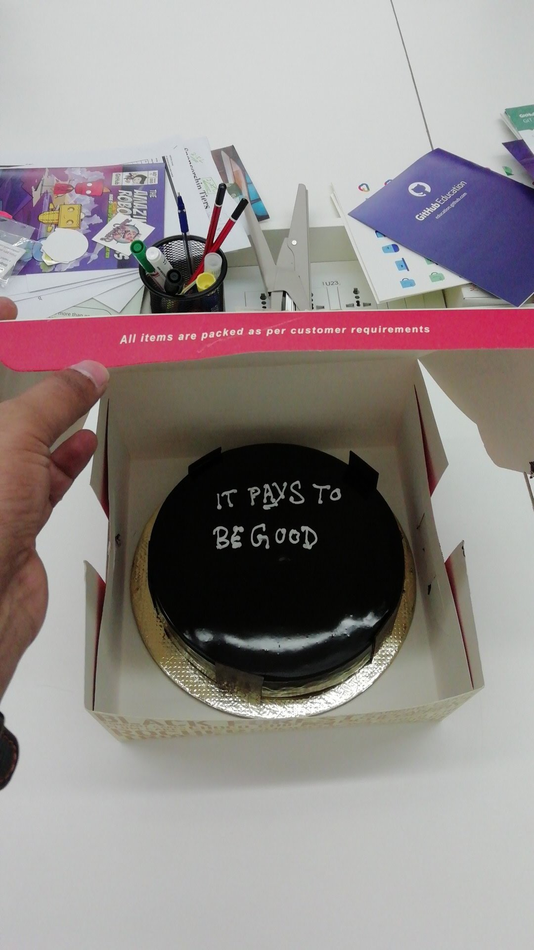 Cred gave a cake to their user 