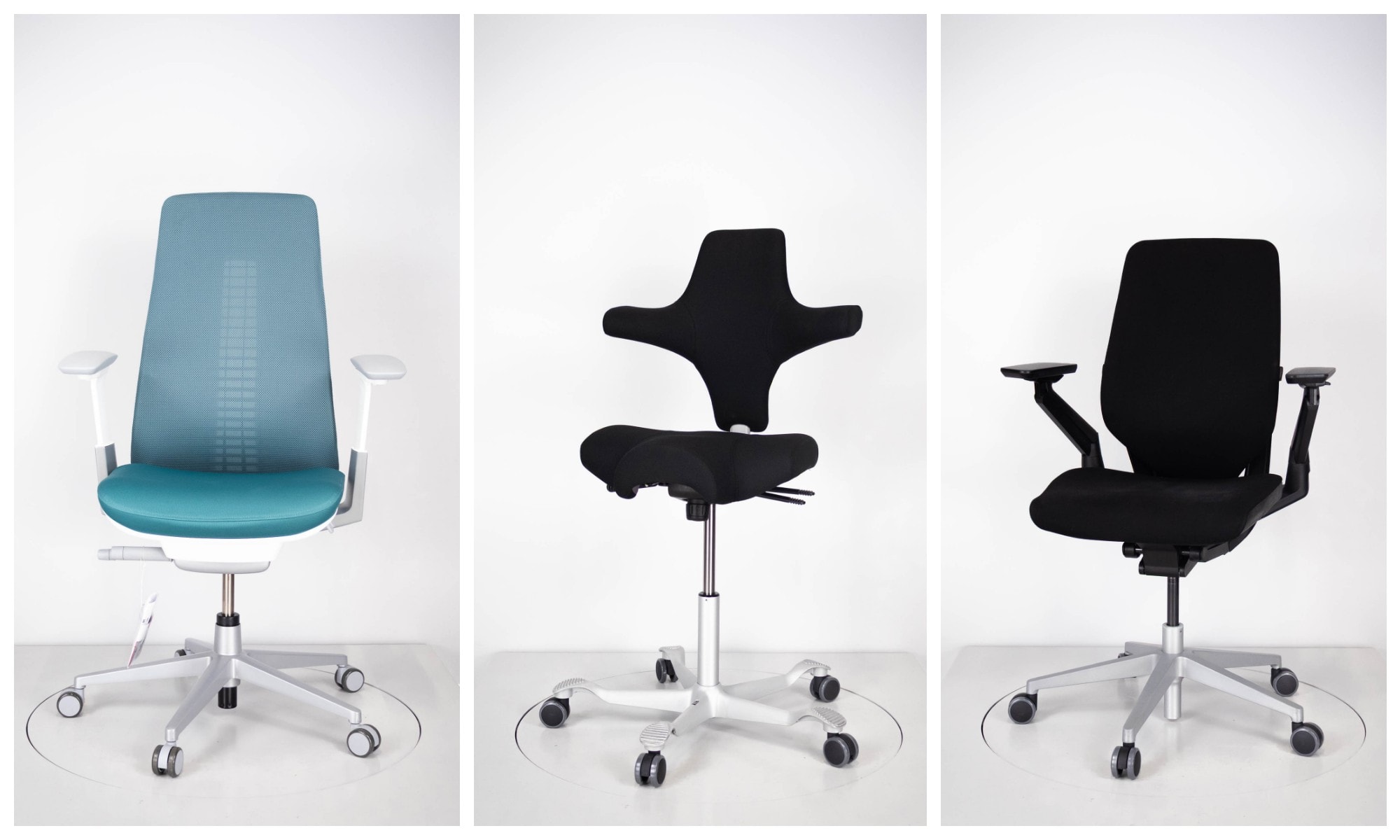 Herman Miller Aeron Classic – Fakty i mity. Czy warto? 5 Haworth Fern, HAG Capisco, Steelcase Gesture. Źródło: Brastech