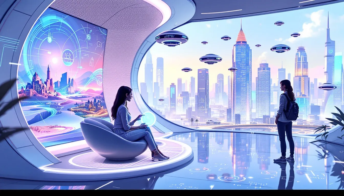 Future trends in voice response technologies depicted through innovative illustrations.