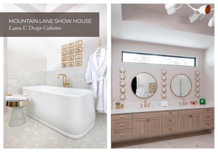 Mountain Lane Show House  primary bath