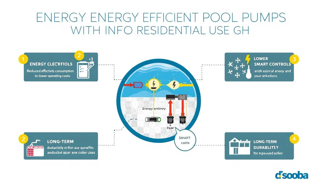 An overview of energy efficient pool pumps for residential swimming pools.