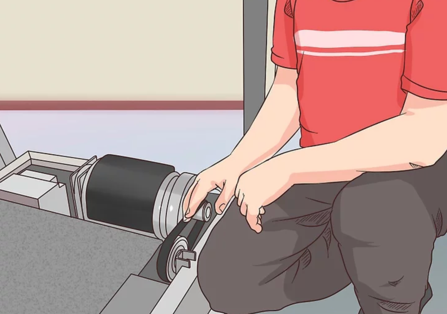 fixing treadmill belt 