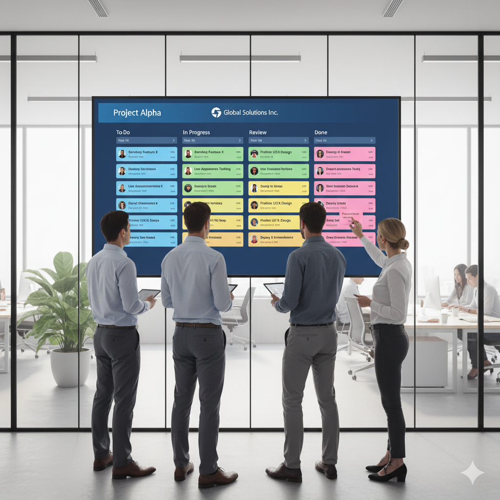 What Are The Best Employee Communication Signage Board Ideas? 4 project progress board business communication encourage team members