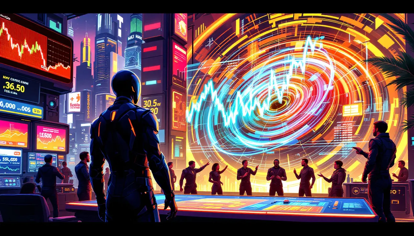 An image representing leveraging dogecoin futures for greater returns.
