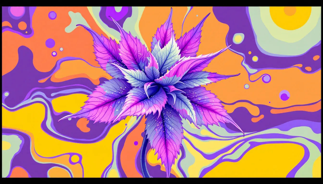 A close-up of THCa flower showcasing its unique characteristics.