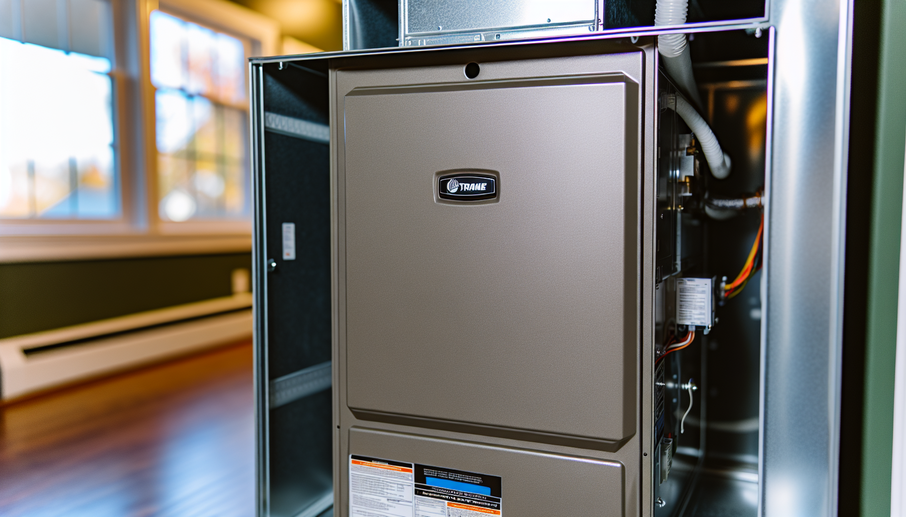 Durable cabinet of Trane S9X2 furnace