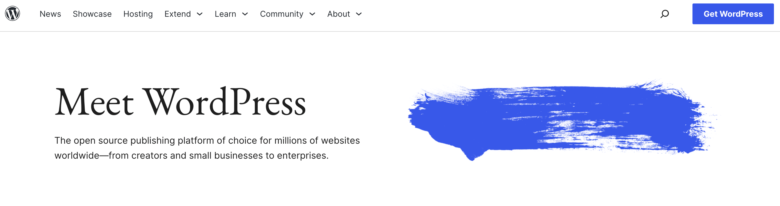 WordPress is ideal for building a small business website