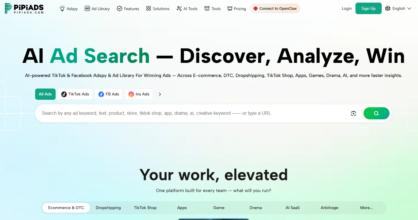 pipiads has a chrome extension with traffic sources to push traffic forward