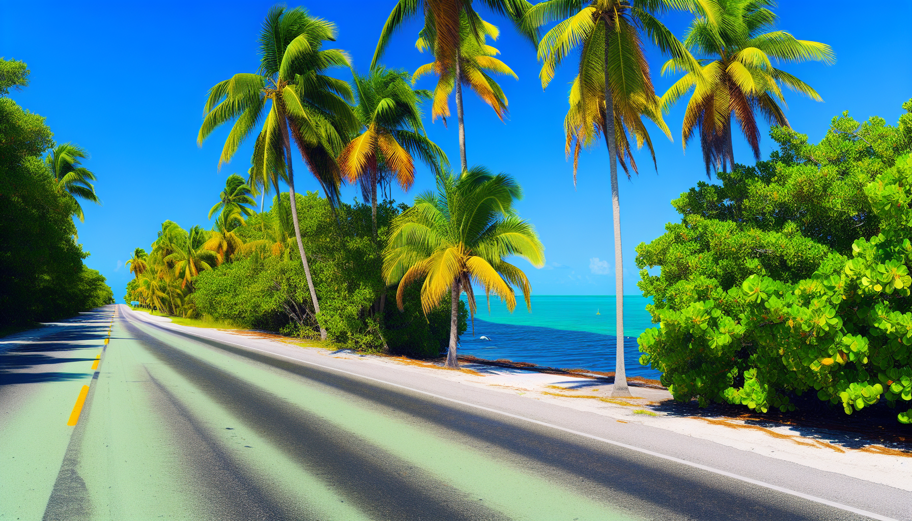 Tropical vibes on the Florida Keys Overseas Highway