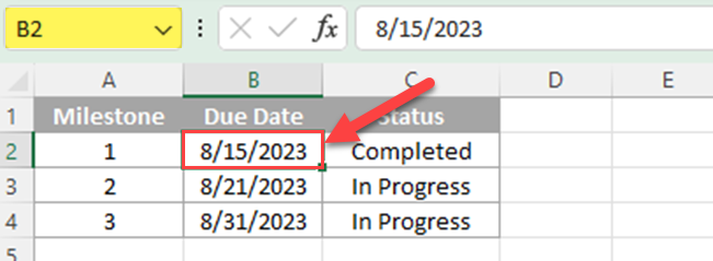 How to cross out a cell in Excel