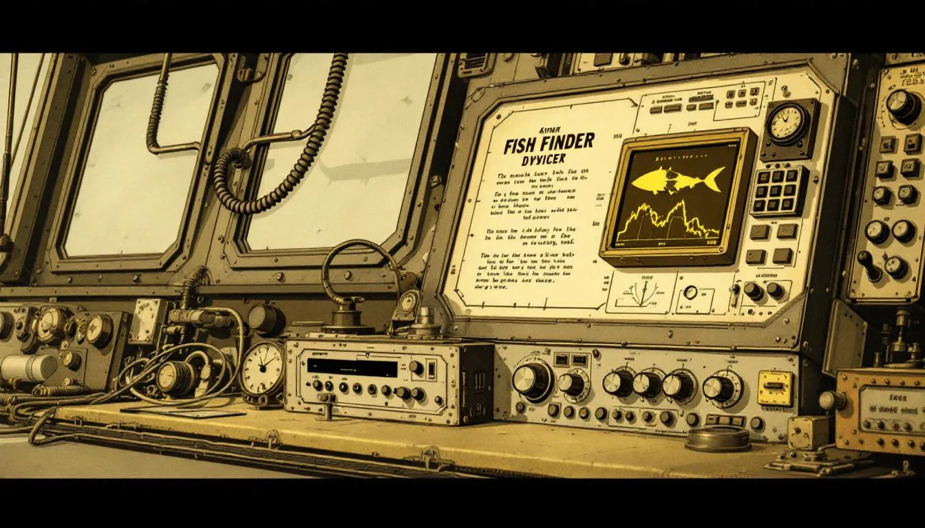 An advanced fish finder showcasing its technological advancements.