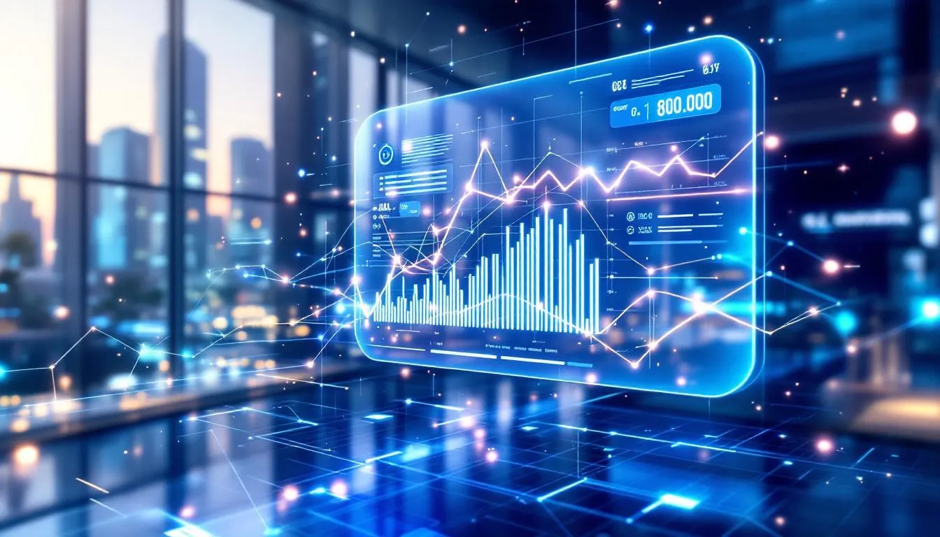 An illustration depicting tracking of footfall data analysis.