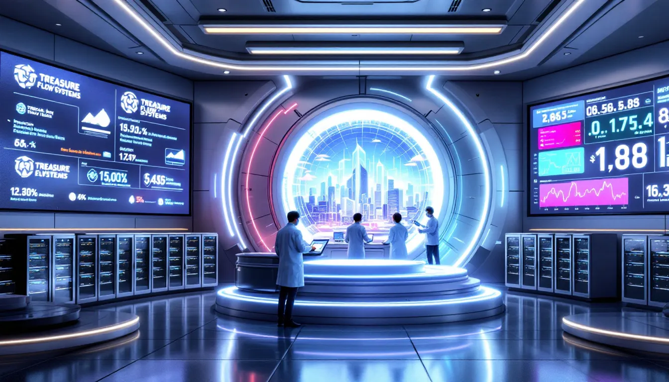 Security measures in place for Treasure Flow Systems, emphasizing data protection.