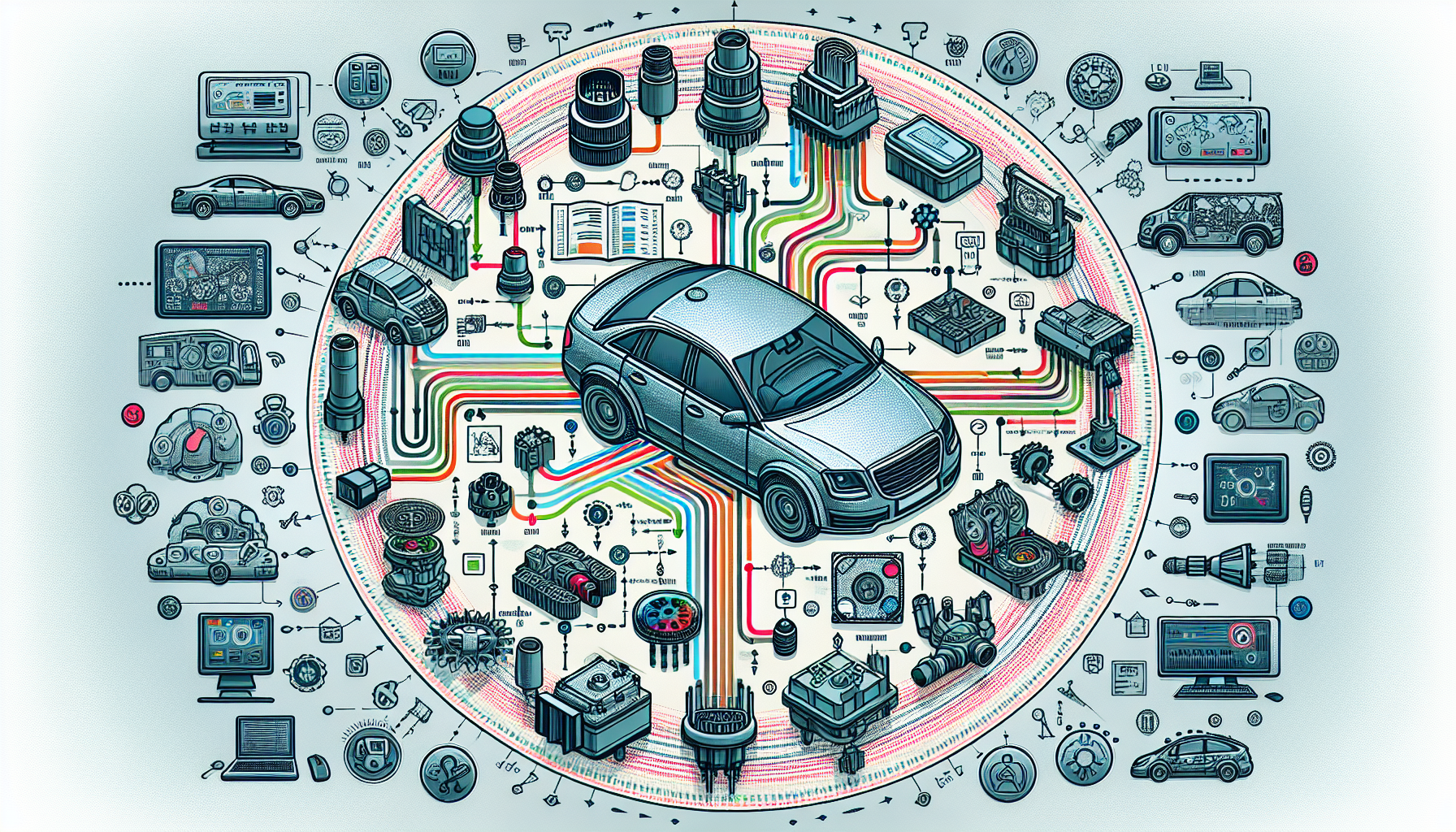 Diagrama del sistema OBD y su función en la ITV.