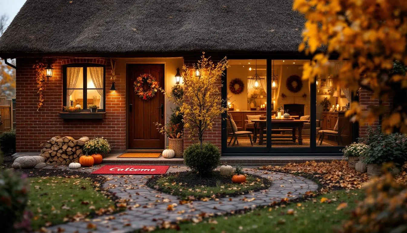 A well-maintained home ready for winter, showcasing its condition.