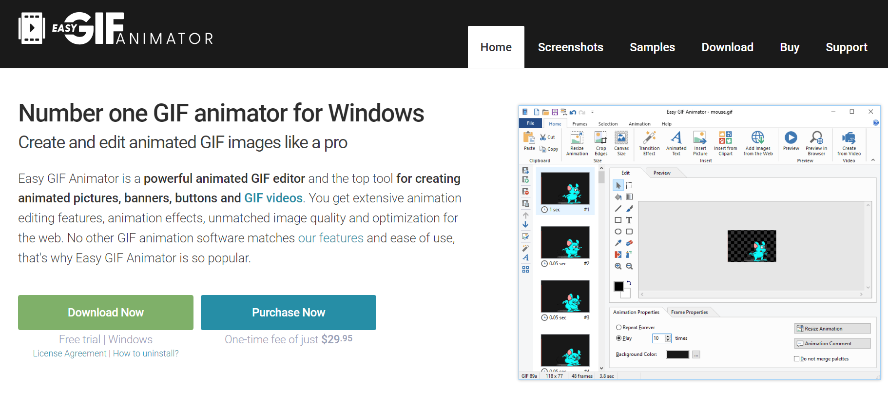 GIF Animator - Animation Software Download for PC