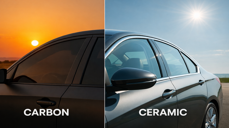 Carbon Tint vs Ceramic Car Window Tint