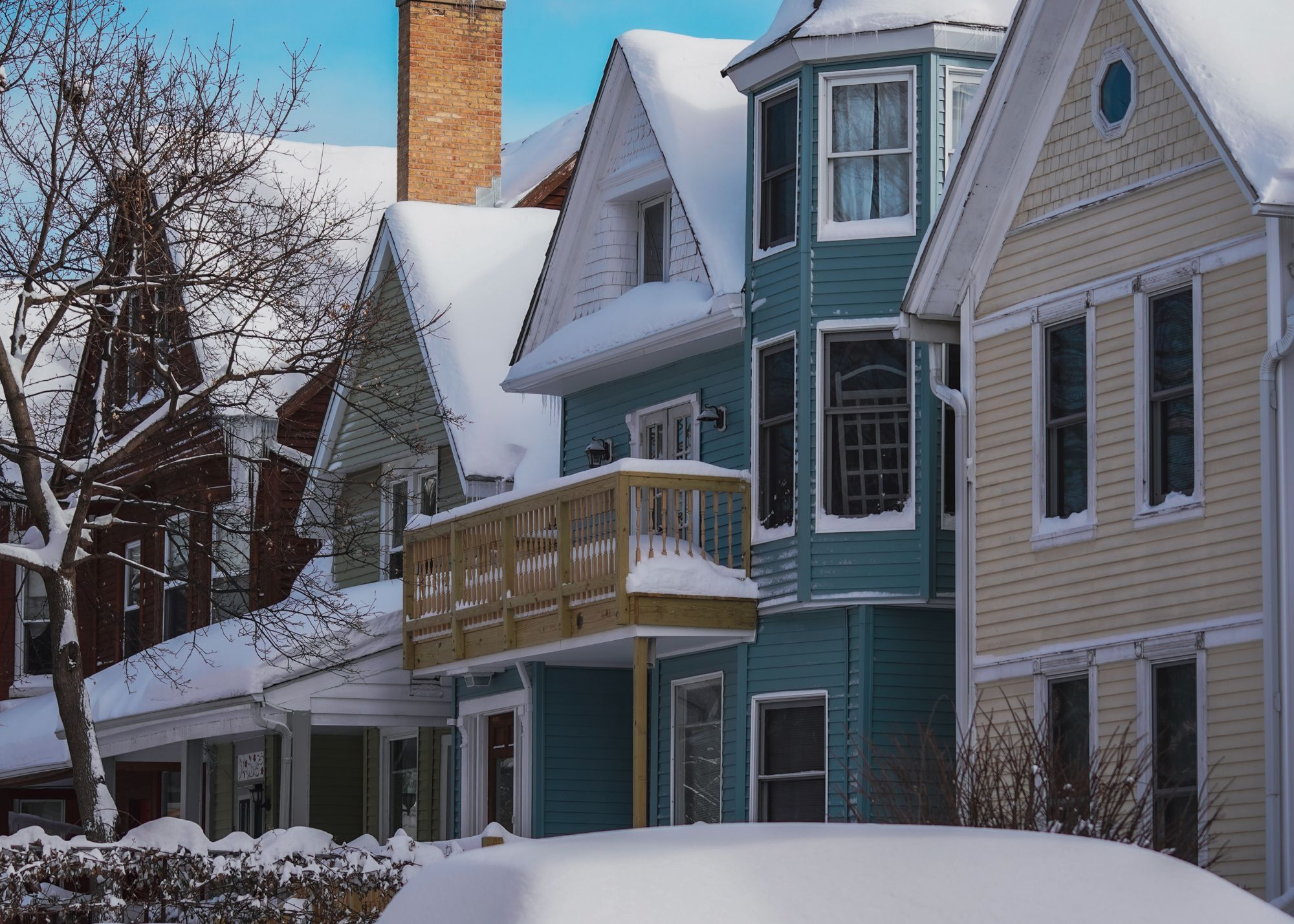 Residential Real Estate Chicago Winter Forced Air