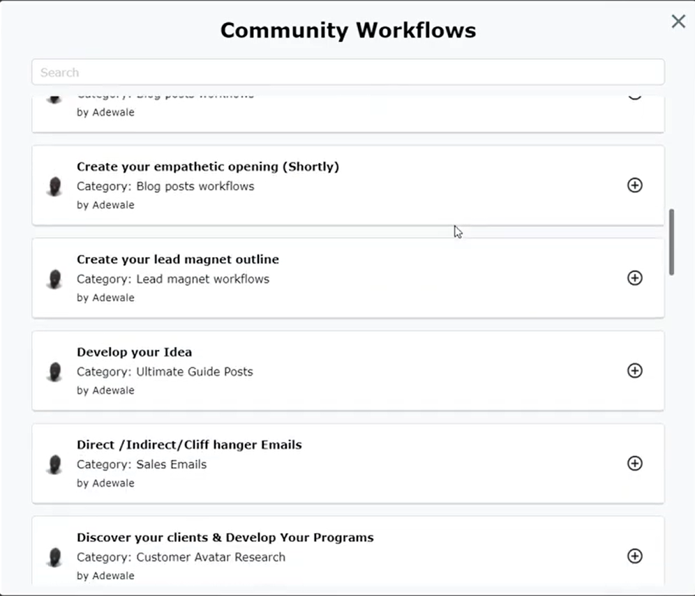 ClosersCopy Community Workflows 