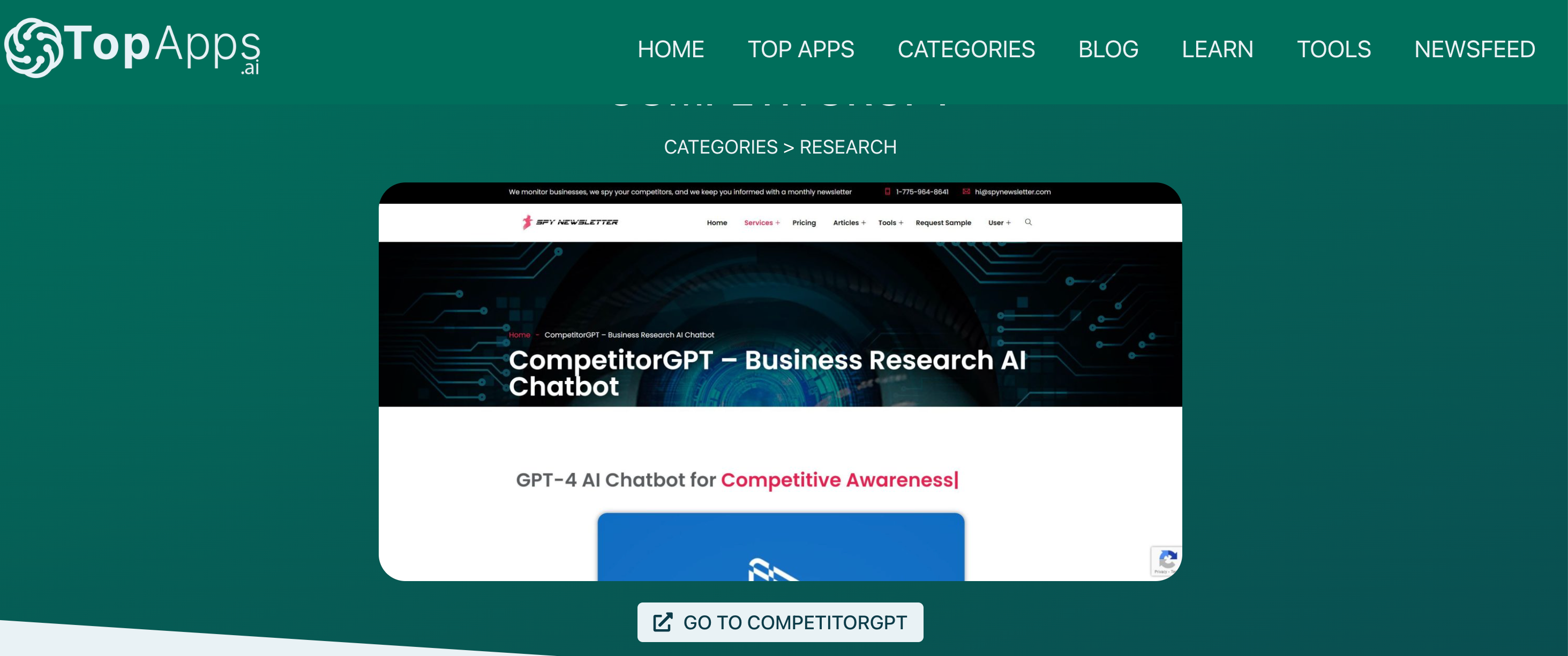 Top Apps tools for competitor analysis
