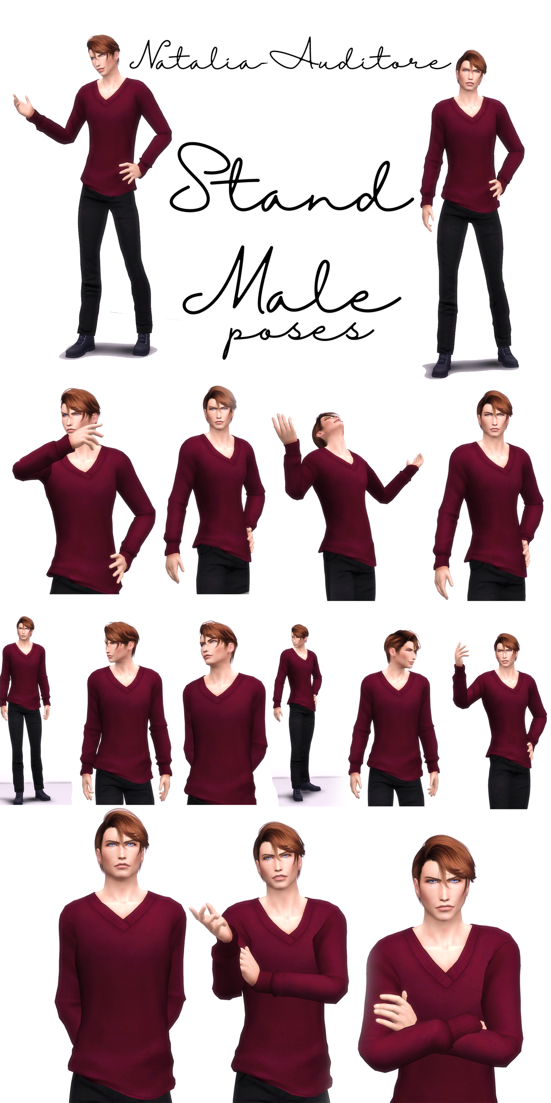 Stand Male Poses