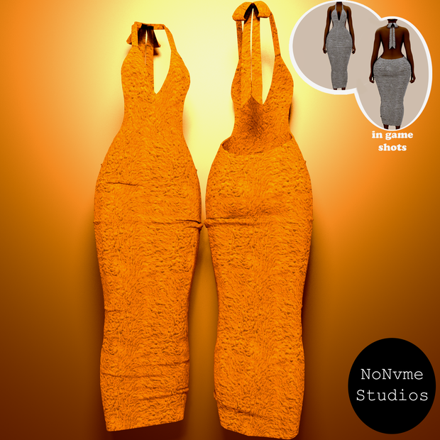 Knit Halter Dress