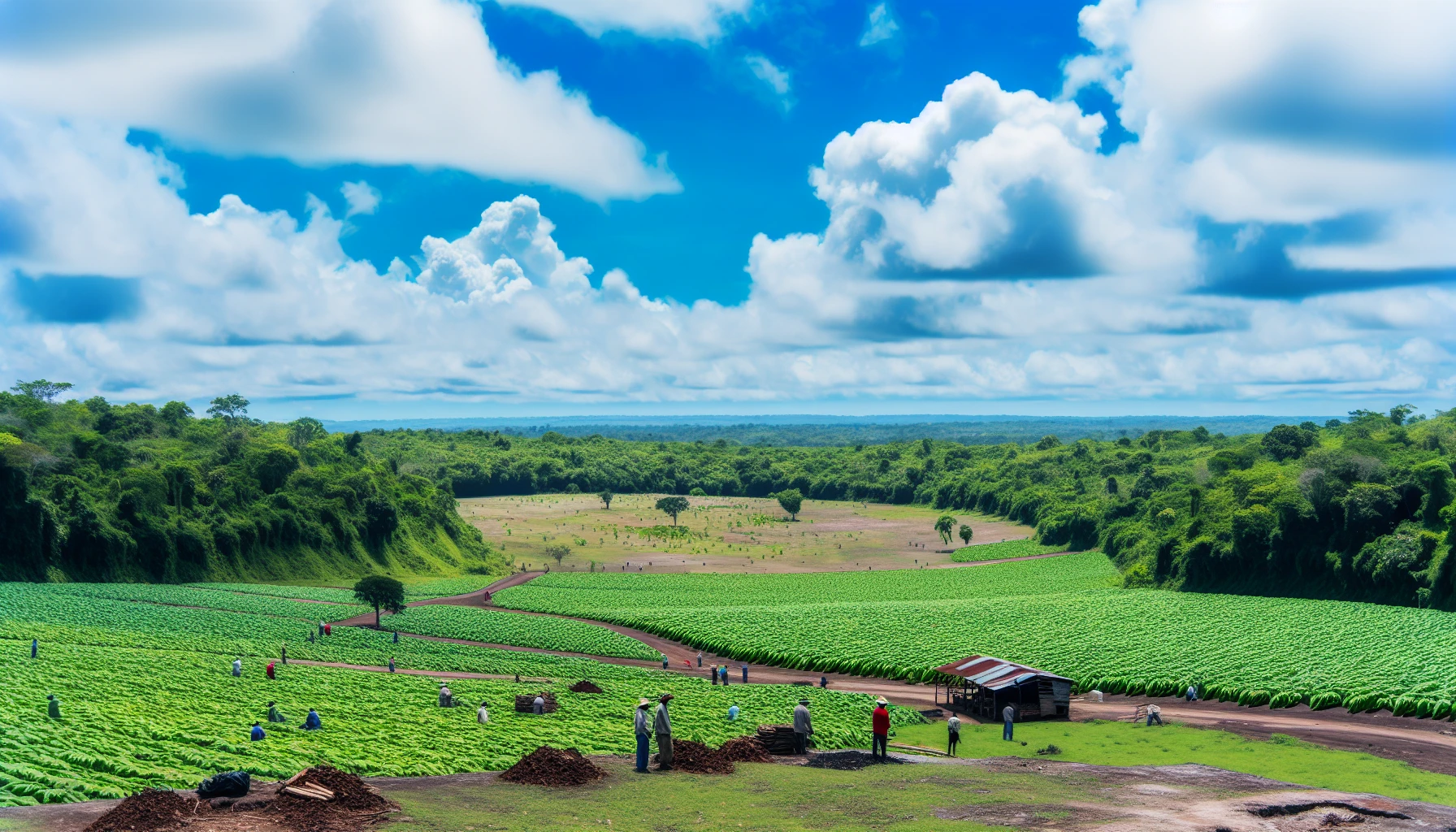 Nicaraguan tobacco fields