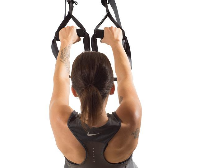 sling trainer, woman, fitness aerobic cardio Sling Bungee Fitness