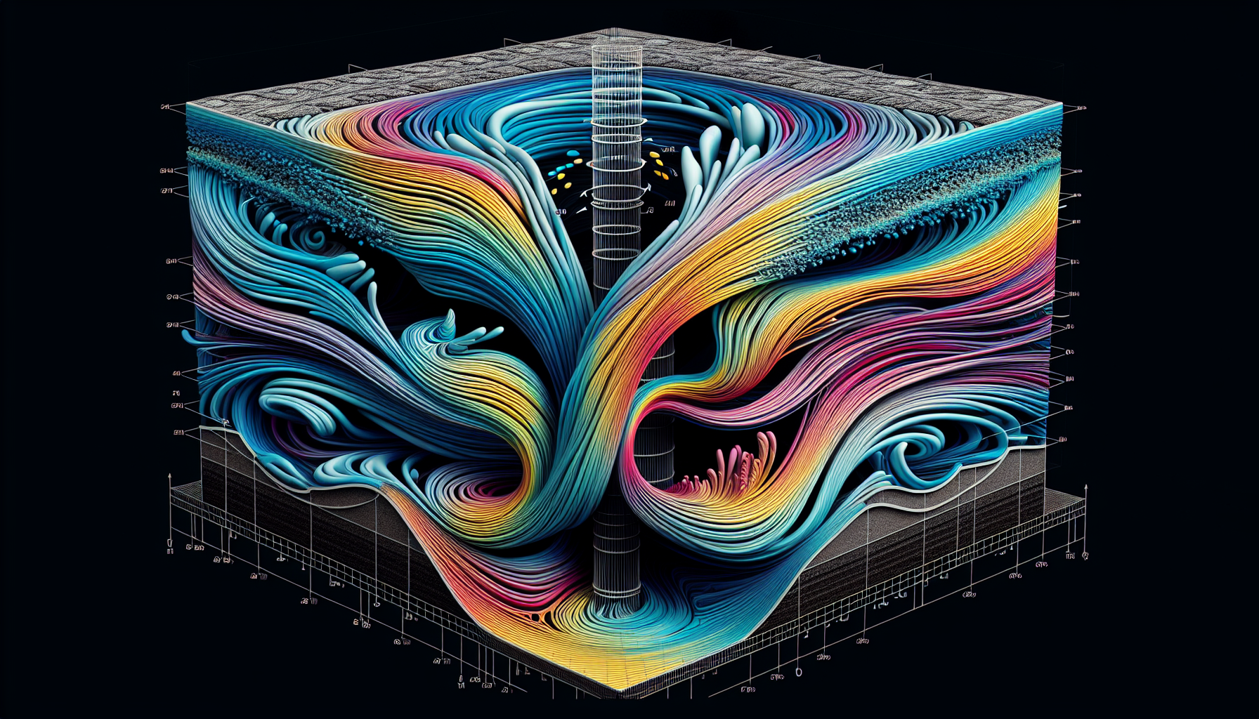 Illustration of multiphase flow analysis