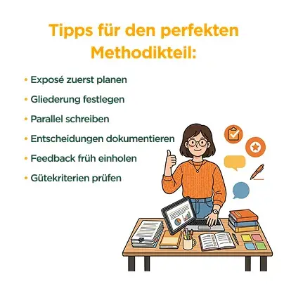Tipps für den perfekten Methodikteil in der Masterarbeit