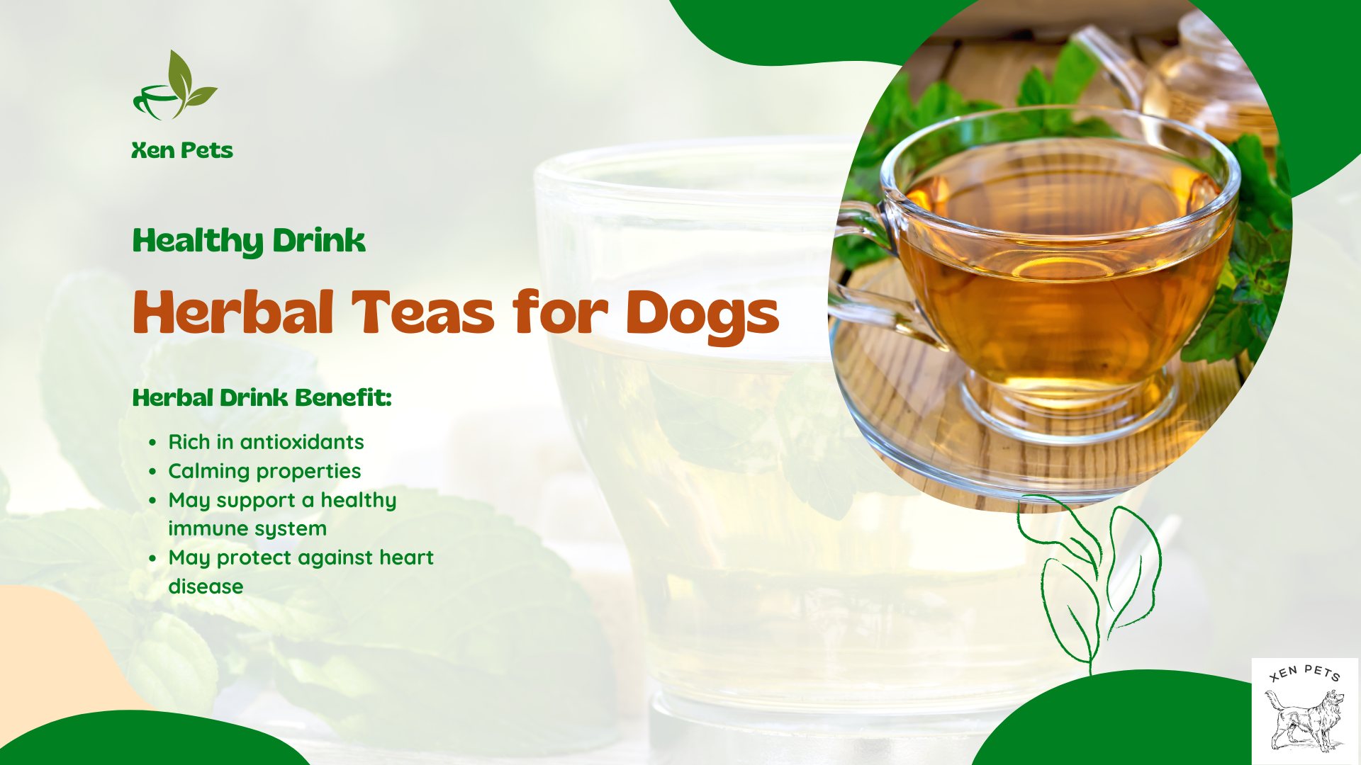 Xen Pets herbal teas for dogs