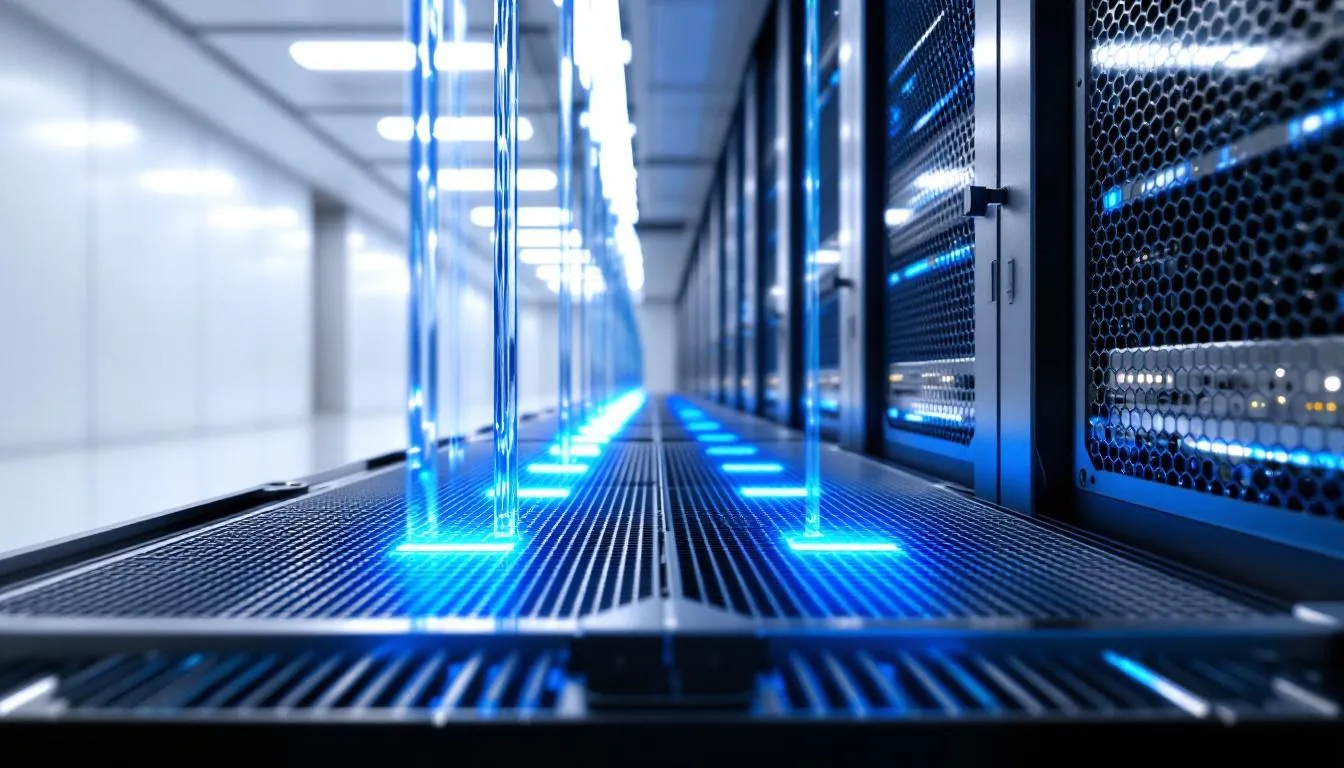 A visual representation of liquid cooling systems used in modern data centers.