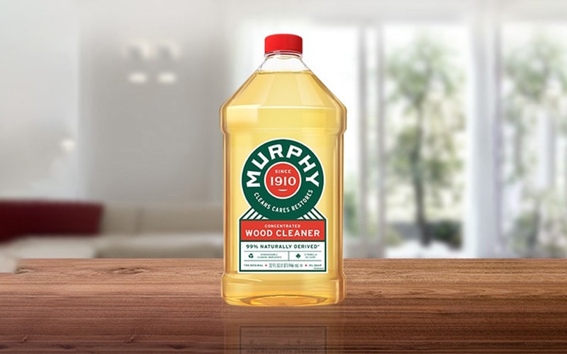 Murphy's Oil Soap is a commercial wood cleaner