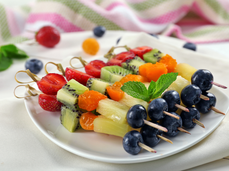 Mini Fruit Skewers
