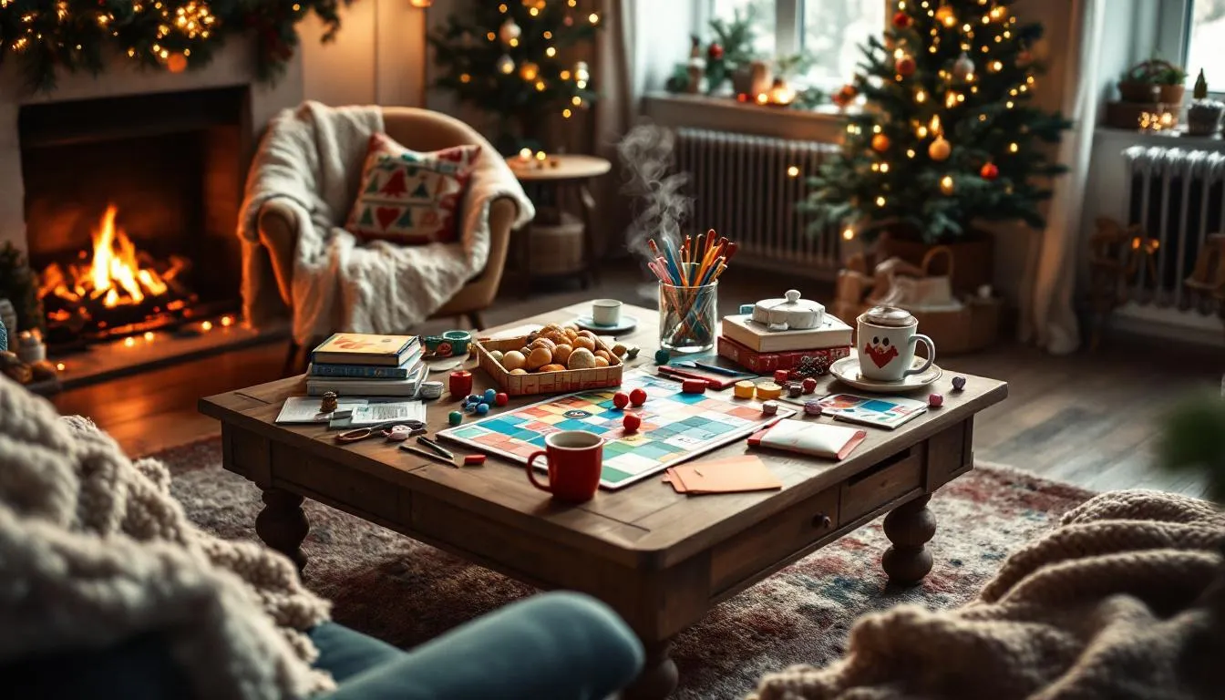 Fun and engaging activities for homebodies, showcasing board games and crafts.