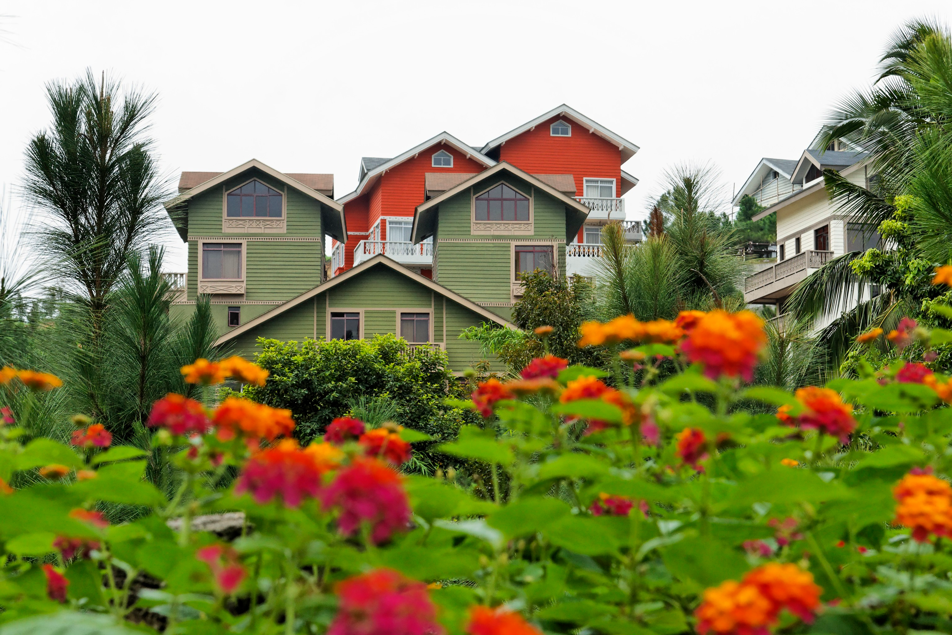 Brittany Corporation’s Crosswinds made use of Swiss chalets for the design of its luxury homes in Tagaytay and condo for sale